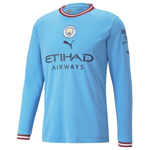 Tailandia Camiseta Manchester City Replica Primera Ropa ML 2022/23